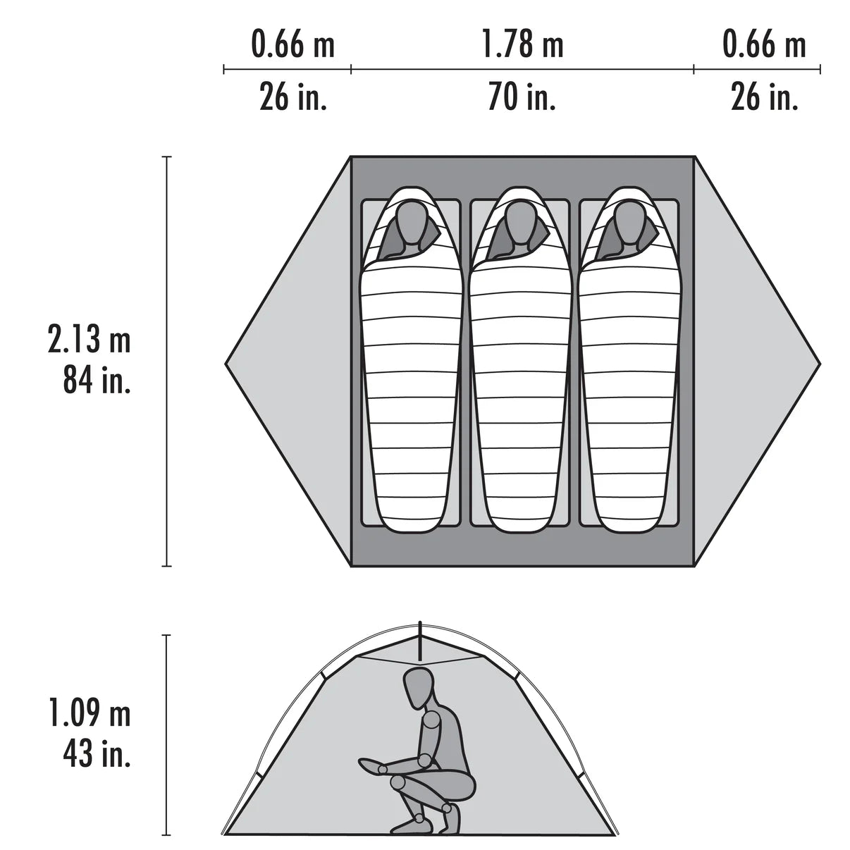 MSR - Elixir™ 3 Backpacking Tent (2025)