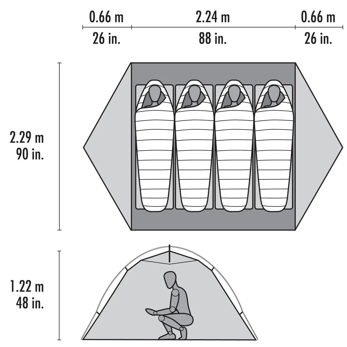 MSR - Elixir™ 4 Backpacking Tent (2025)