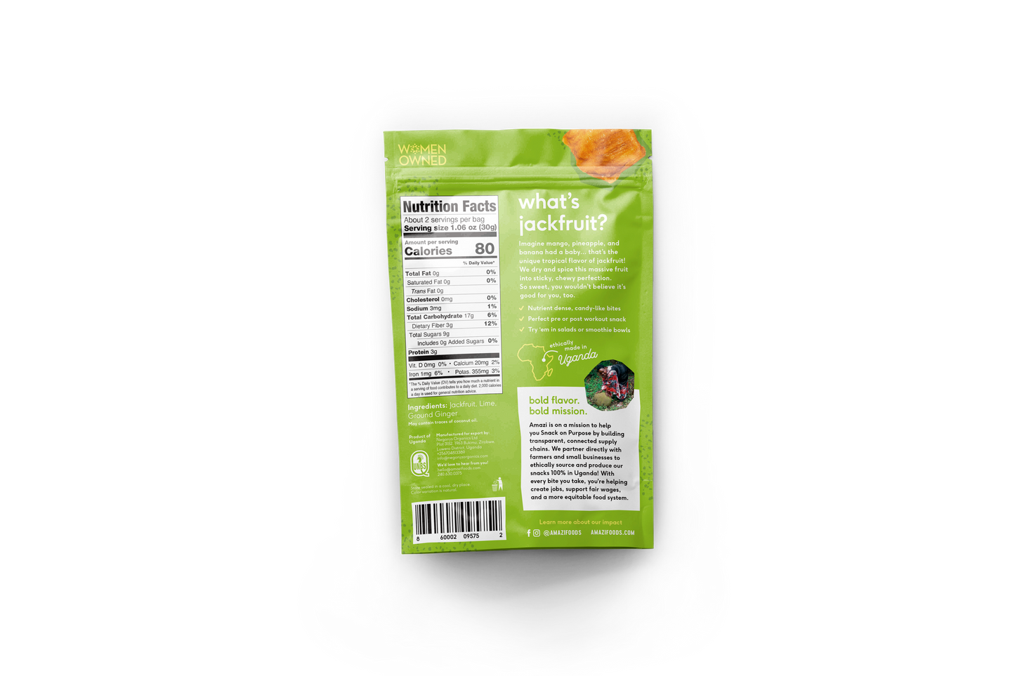 Amazi - Ginger Lime Dried Jackfruit