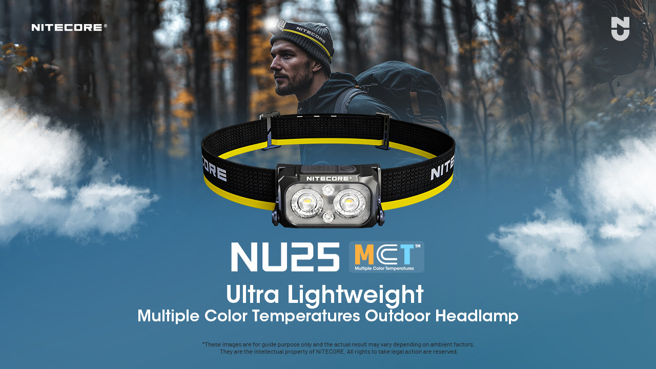 Nitecore - NU25 400 Lumen USB Rechargeable Headlamp (3rd Generation)
