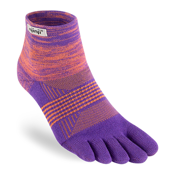 Injinji - Women's Trail Midweight Mini-Crew Toe Socks