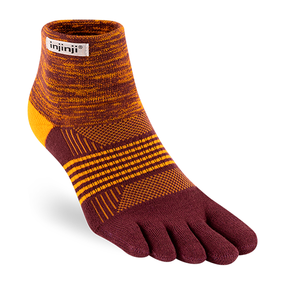 Injinji - Women's Trail Midweight Mini-Crew Toe Socks