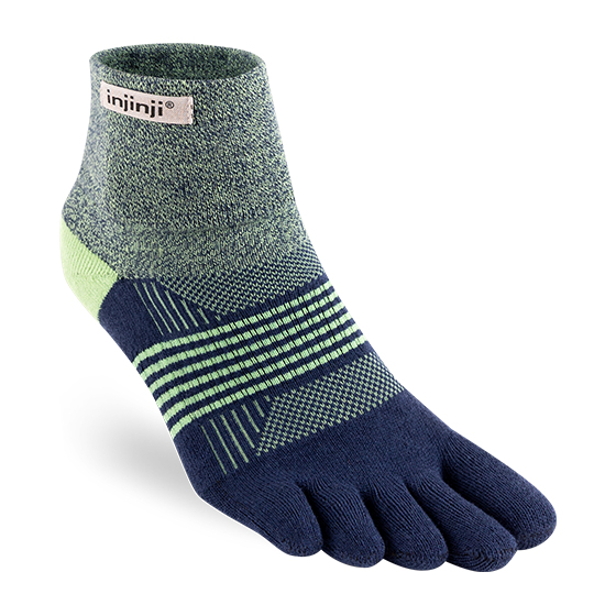 Injinji - Women's Trail Midweight Mini-Crew Toe Socks