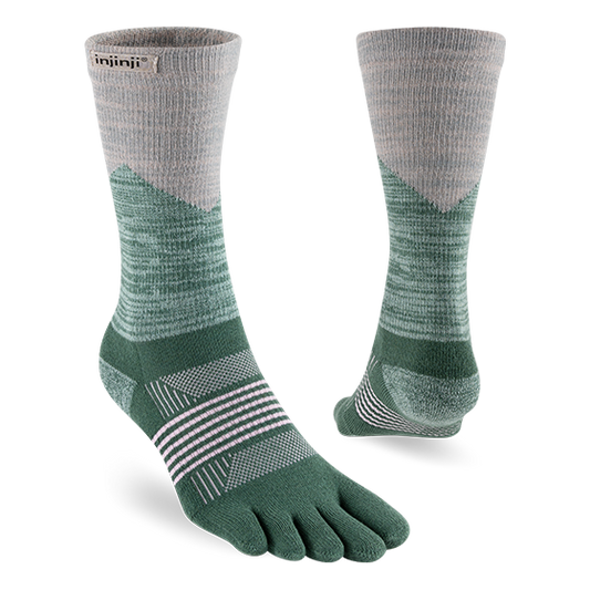 Injinji - Women's Trail Midweight Crew Toe Socks