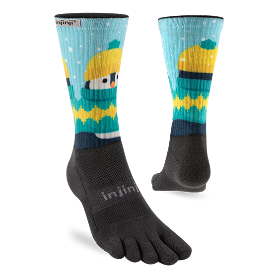 Injinji - Spectrum Trail Midweight Crew Toe Socks