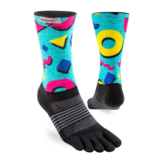 Injinji - Spectrum Women's Trail Midweight Crew Toe Socks
