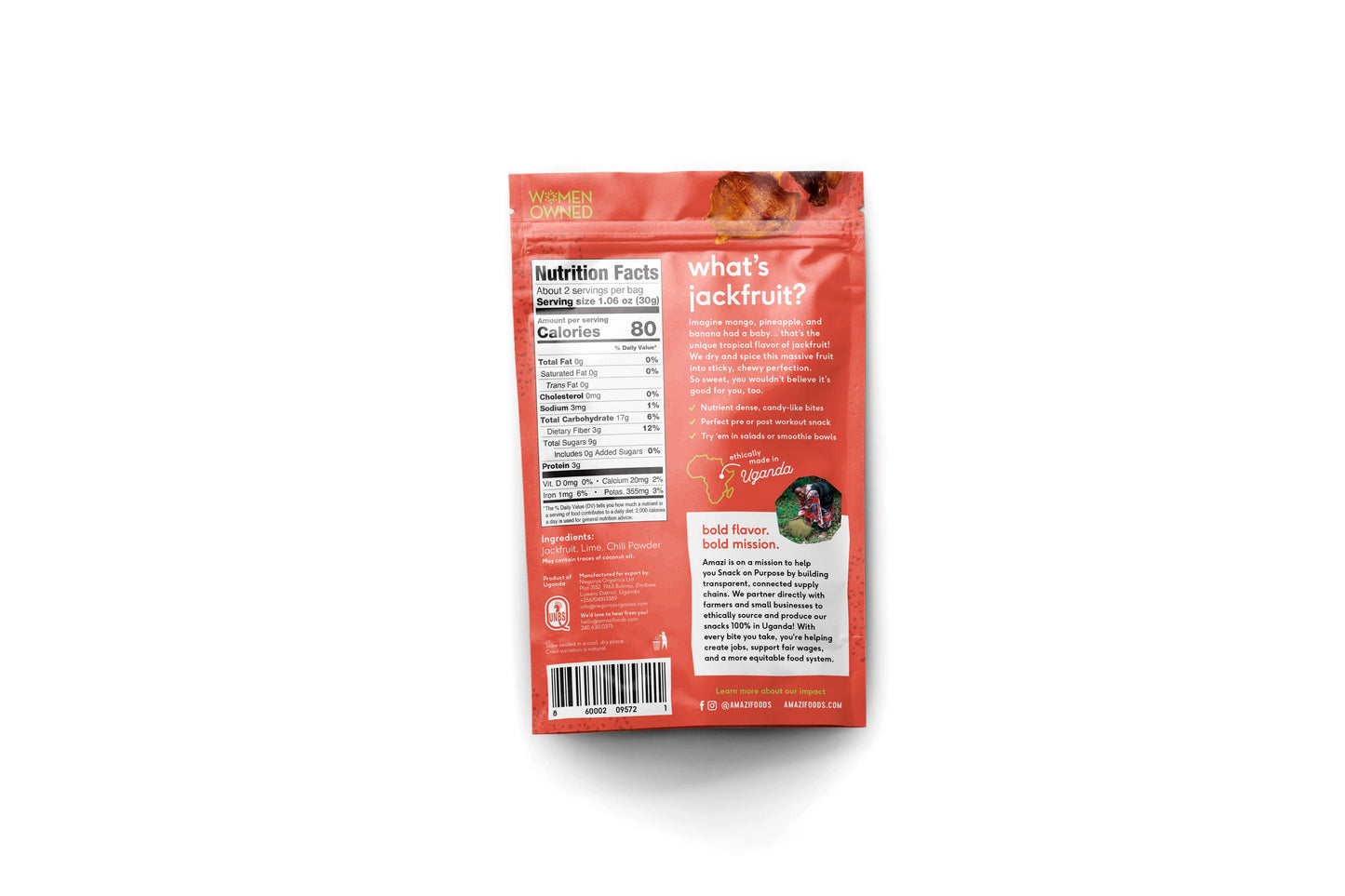 Amazi - Chili Lime Dried Jackfruit