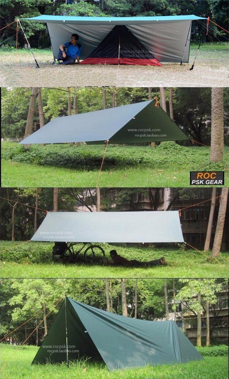 3F UL - 210T Poly Tarp (Silver/reflective coated underside)