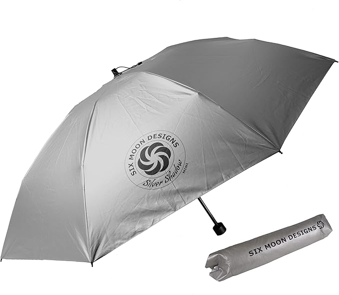 Six Moons - Silver Shadow Mini Hiking Umbrella
