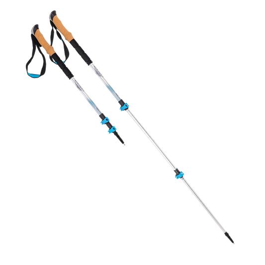 Cascade Mountain Tech - Aluminum Quick Lock Trekking Poles (Cork Grip)