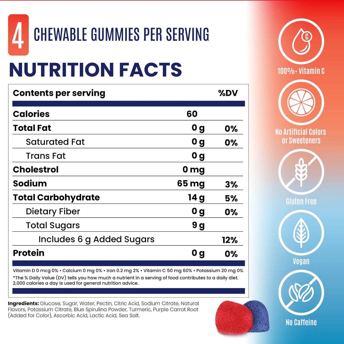 SaltStick - Sour Pop Rocket Energy Gummies