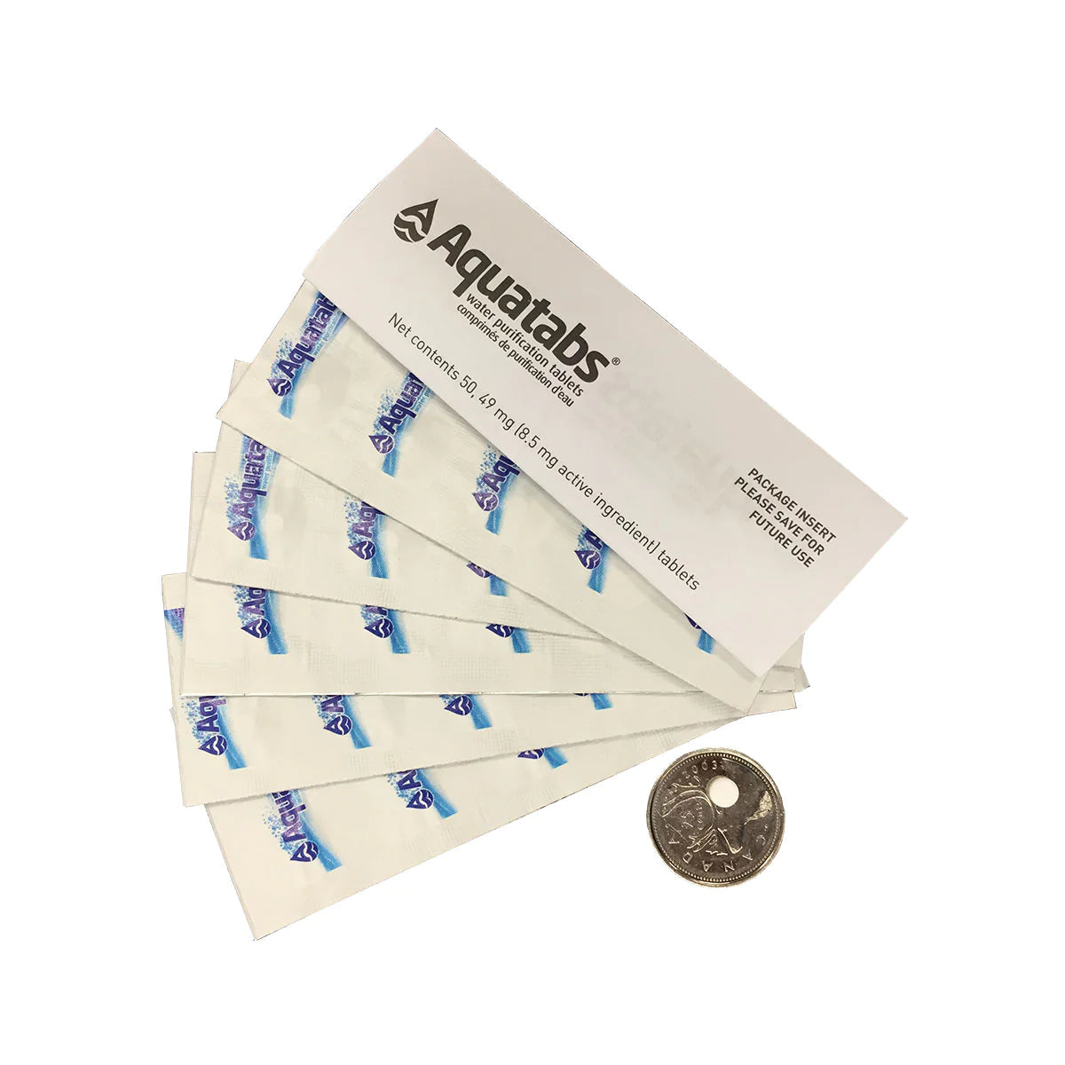 Aquatabs - Water Purification Tablets 49mg (50 pack)
