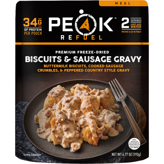 Peak Refuel  - Biscuits & Sausage Gravy
