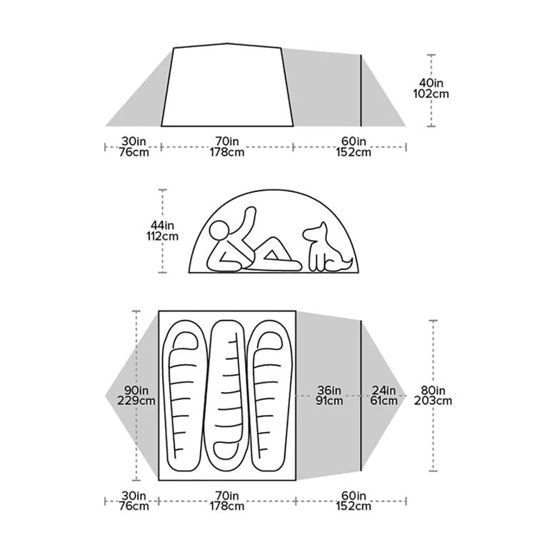 Big Agnes - Blacktail 3 Hotel Bikepack