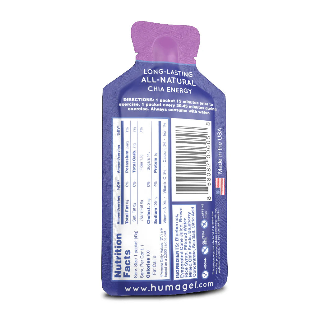 Hüma - Blueberry Energy Gel