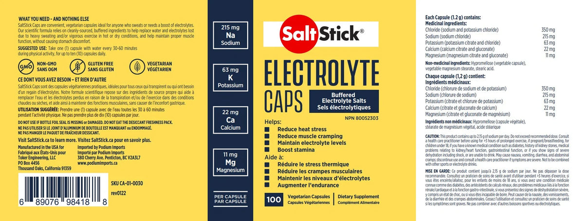 SaltStick - Electrolyte Capsules