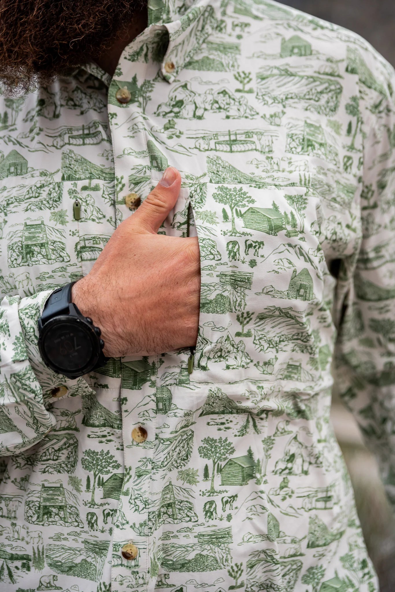 Jolly Gear - Triple Crown Button Down Long Sleeve - Trail Madness