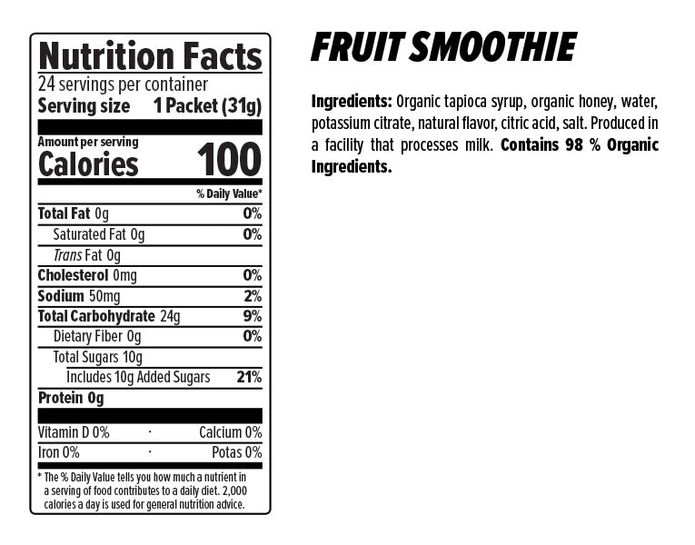 Honey Stinger - Fruit Smoothie Energy Gel
