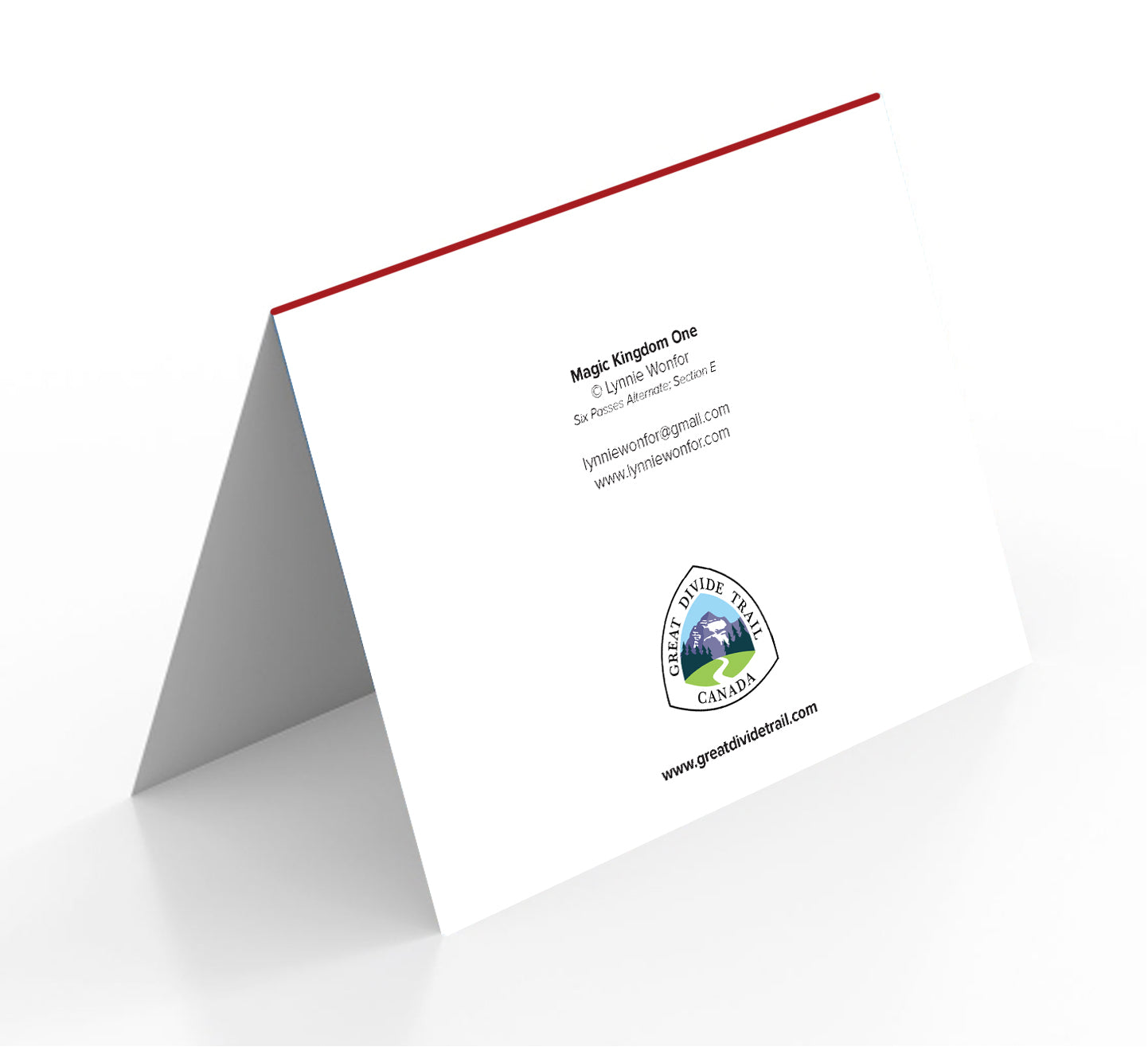 The Great Divide Trail Association - Six Passes Alternate Note Cards