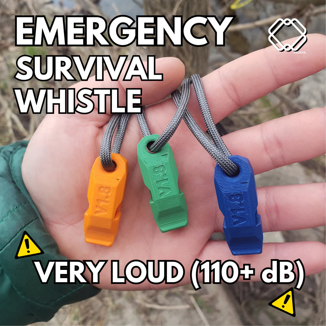 PRZRVE - No'Fear Emergency Whistle COMING SOON