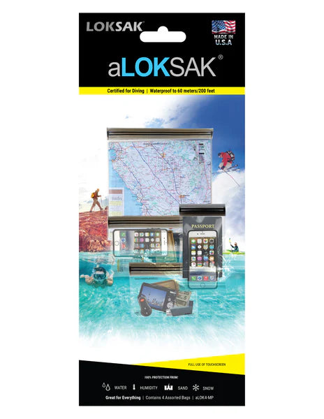 Loksak - aLOKSAK Medium Multi Pack (Set of 4)