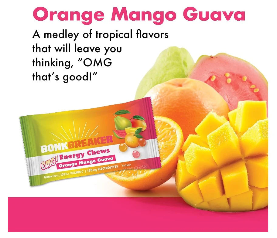 Bonk Breaker - OMG (Orange, Mango, Guava) Energy Chews