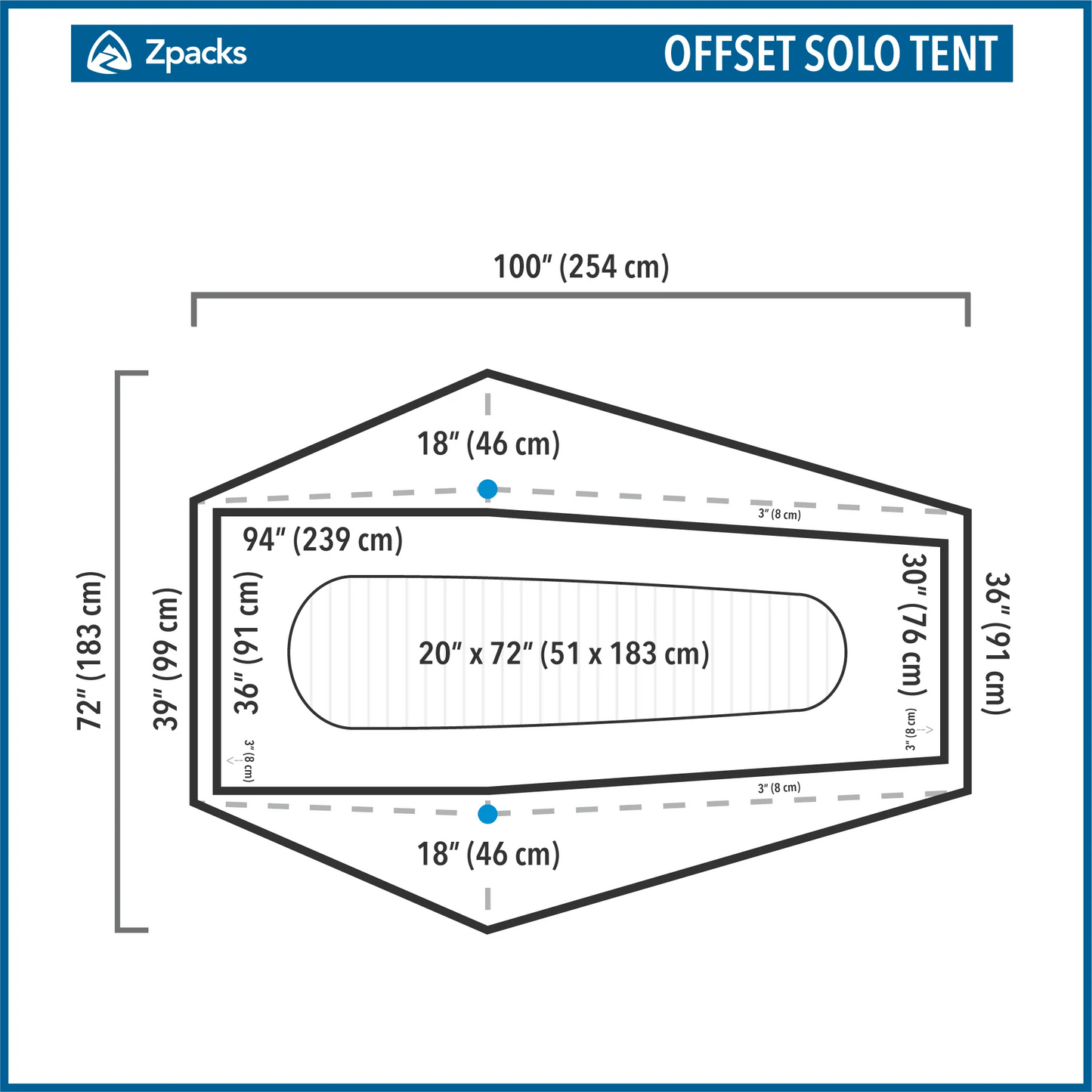 Zpacks - Offset Solo Tent