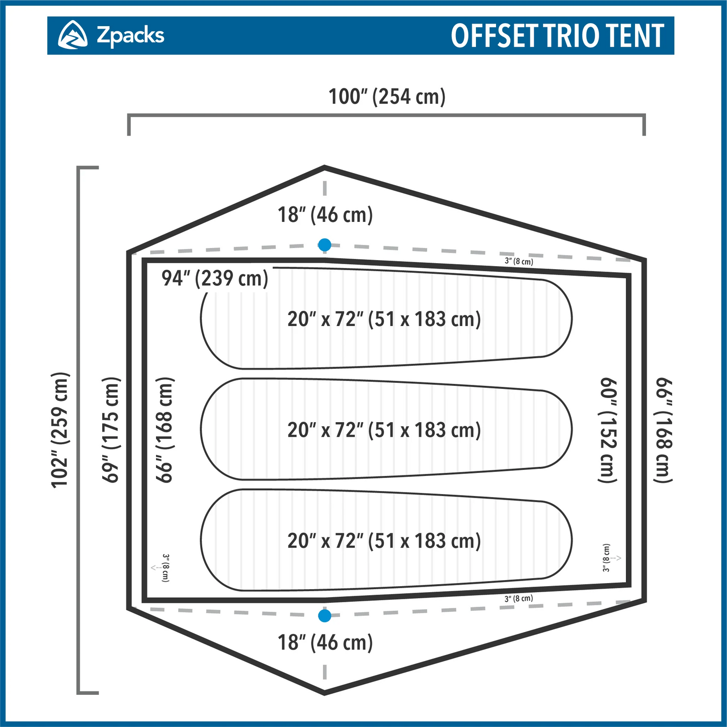 Zpacks - Offset Trio