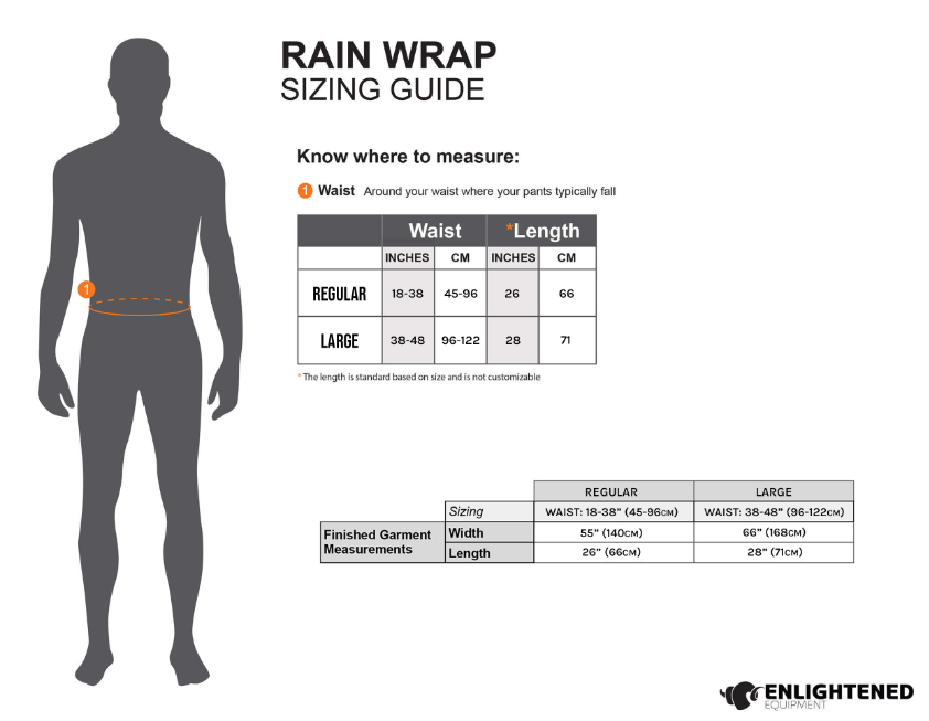 Enlightened Equipment - Rain Wrap COMING SOON