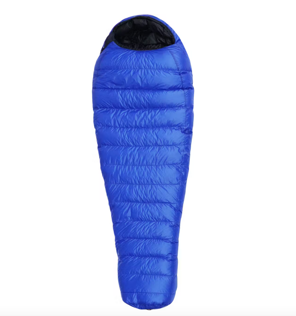 Blue sleeping bag clearance