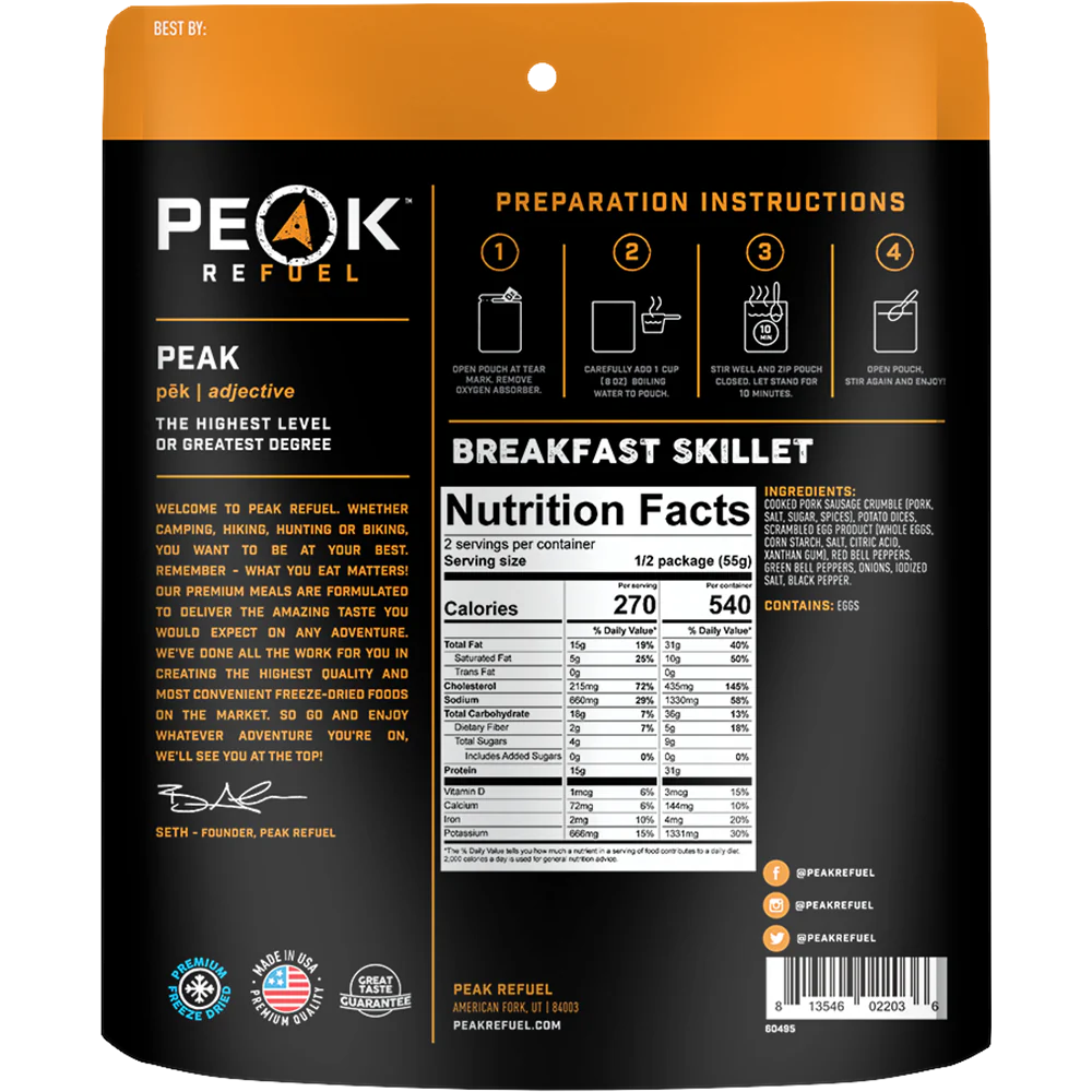Peak Refuel - Breakfast Skillet