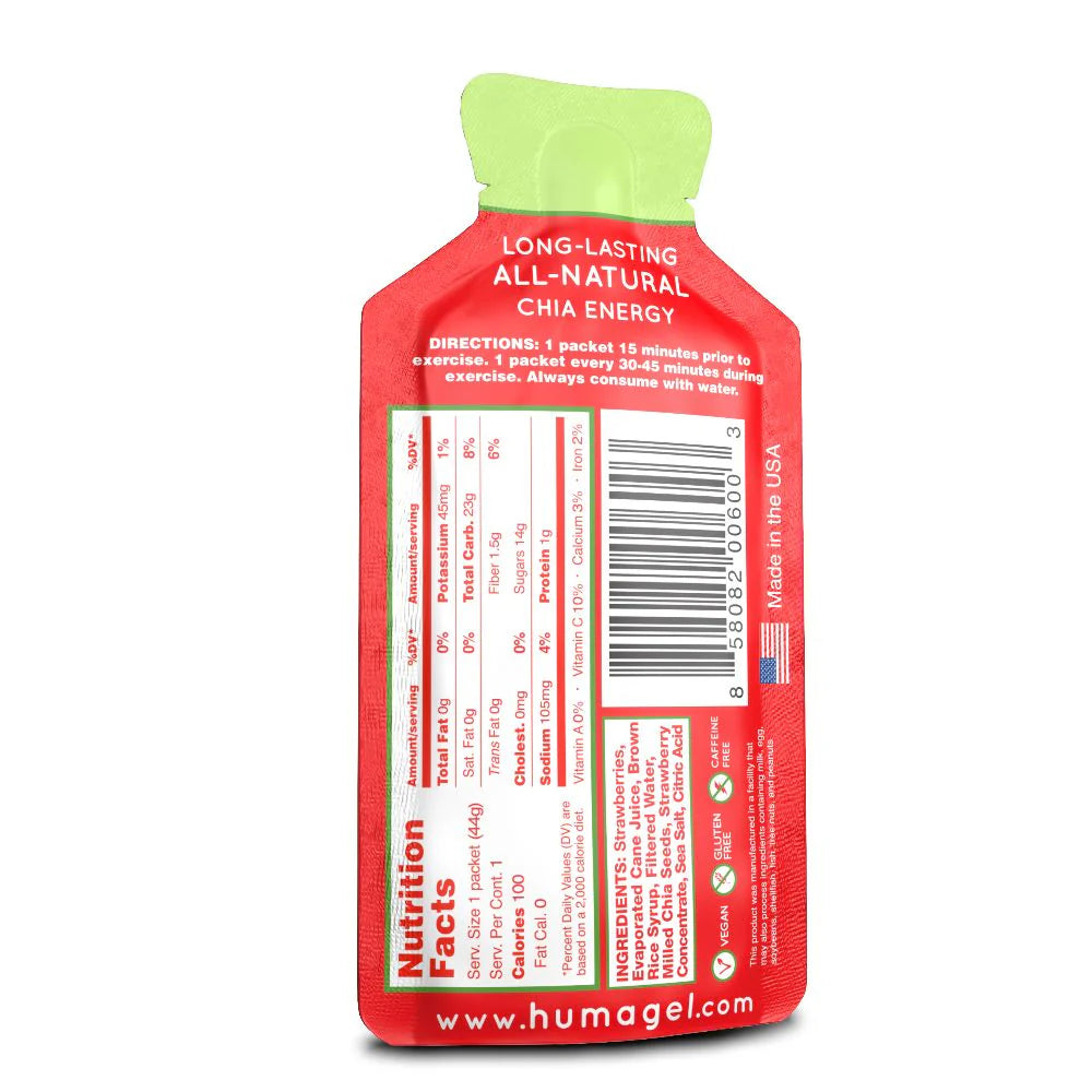 Hüma - Strawberry Energy Gel