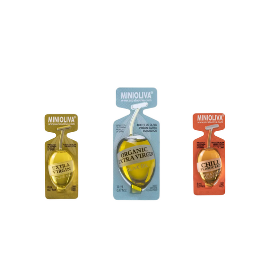 Minioliva - Premium Olive Oil Single Serve Packets (0.27 Fl oz)