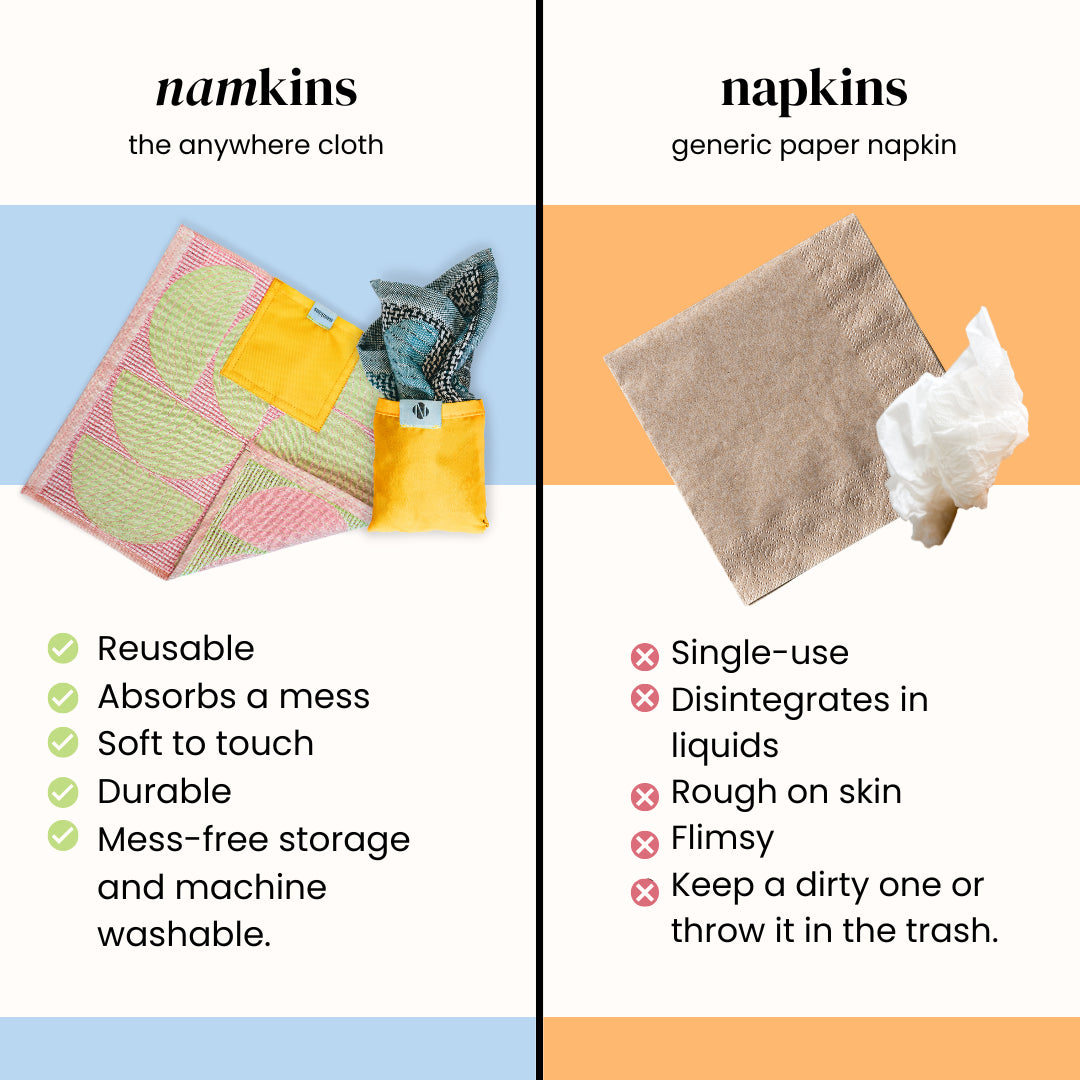 Namkins Pocket Cloth - The Anywhere Cloth