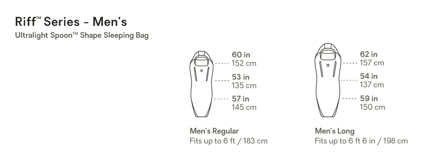 Nemo Equipment - Riff™ Men's Regular 15F (-9C) Down Endless Promise Sleeping Bag