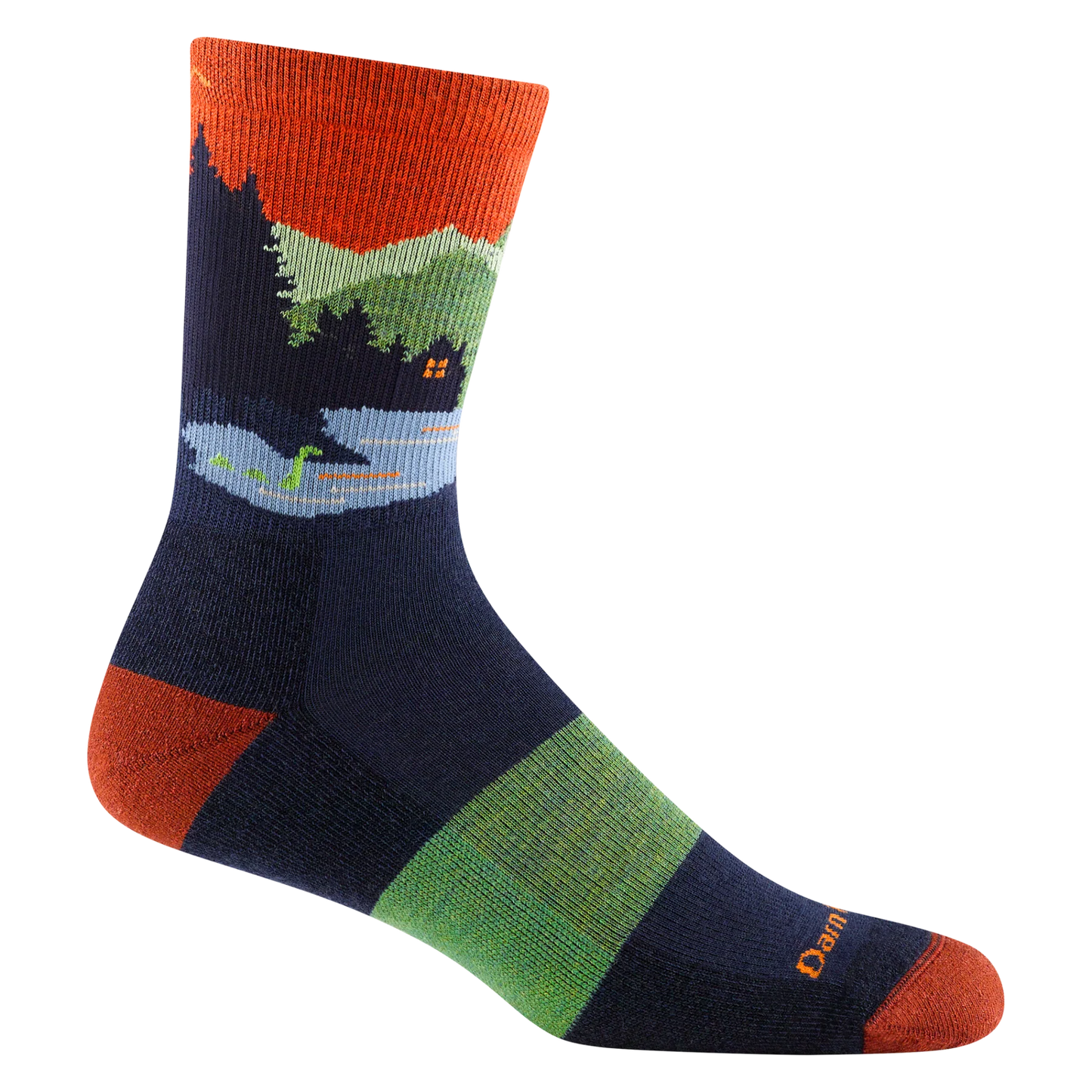 Darn Tough - 5014 Men's Hiker Close Encounters Micro Crew Sock Midweight with Cushion