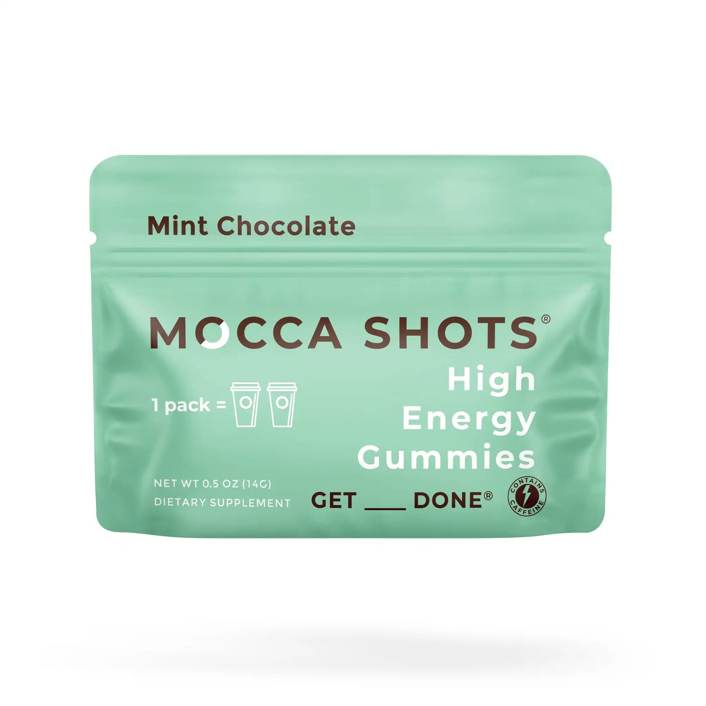 Seattle Gummy Company - Mocca Shots Mint Chocolate Caffeine Gummy