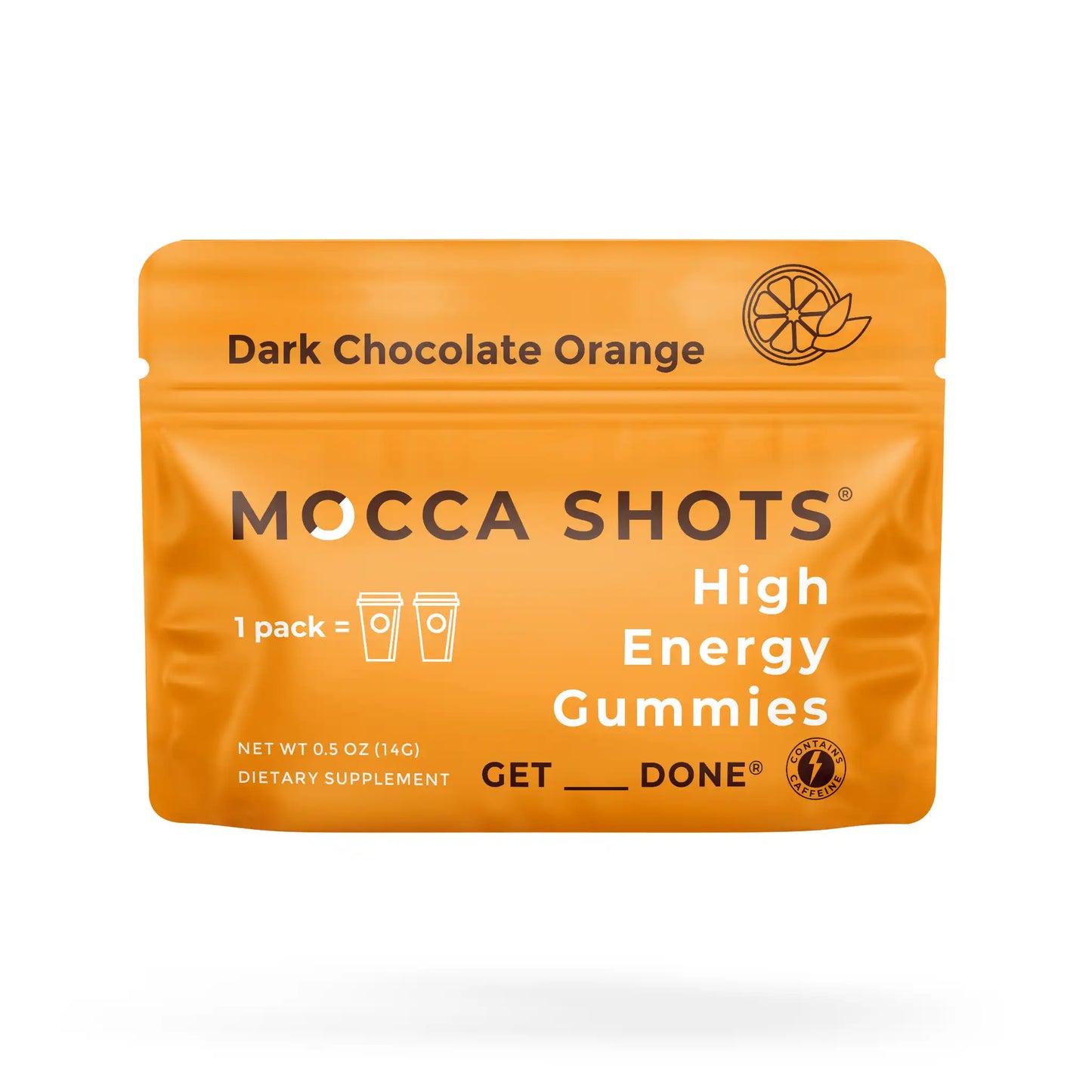 Seattle Gummy Company - Mocca Shots Chocolate Orange Caffeine Gummy