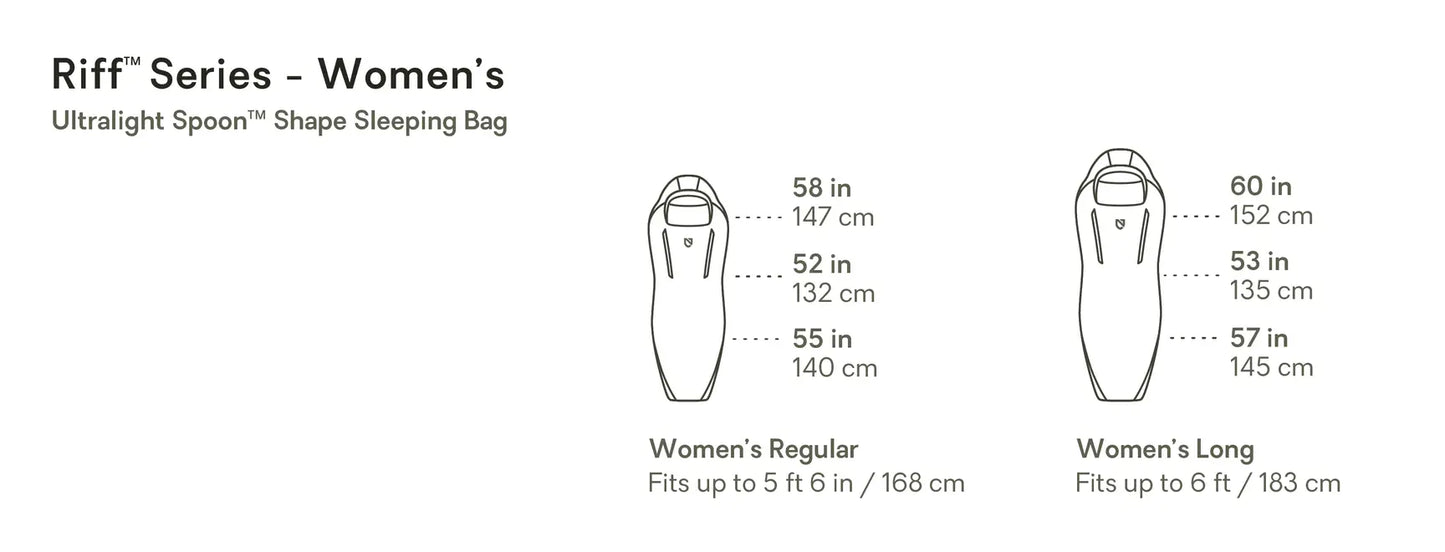 Nemo Equipment - Riff™ Women's 30F (-1C) Down Endless Promise Sleeping Bag - Regular