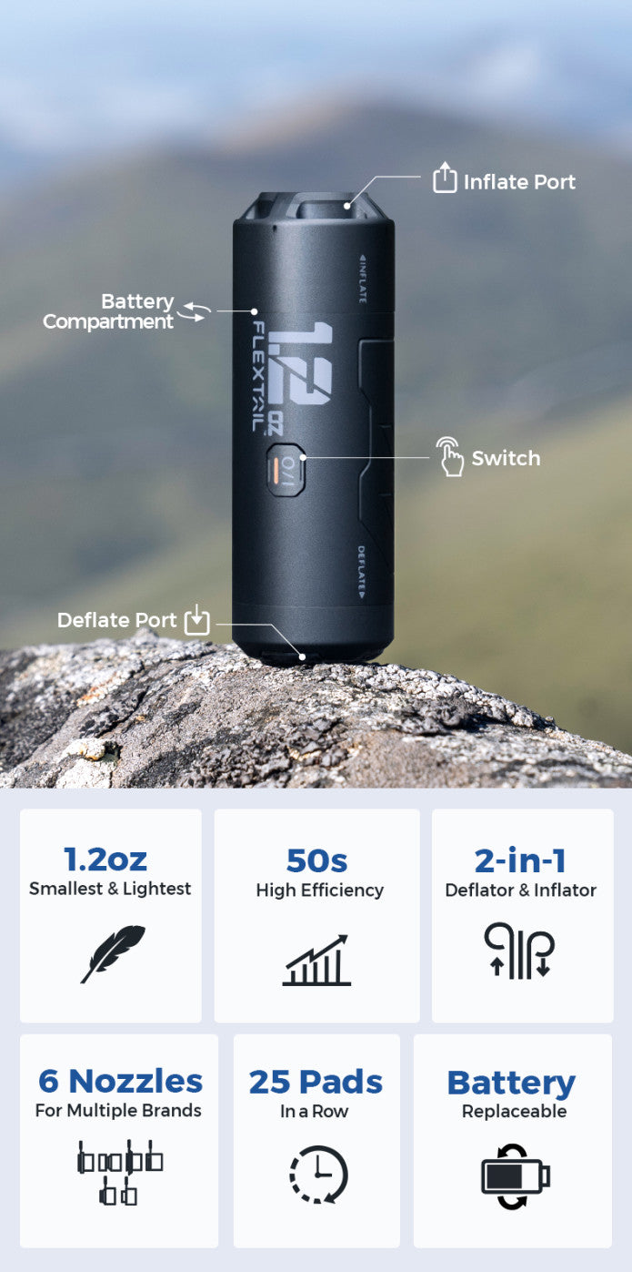 FLEXTAIL - Zero Pump + Rechargeable Battery