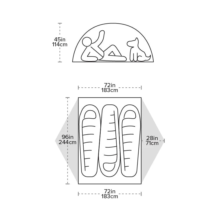 Big Agnes - Copper Spur UL3 XL Tent