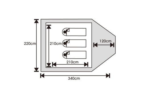 Hotcore - Discovery 3 Adventure Tent