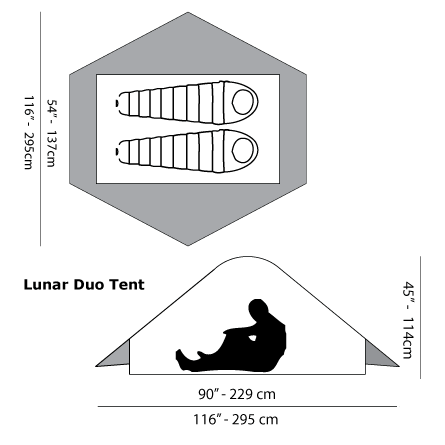 Six Moons Designs - Lunar Duo Outfitter Hiking Tent