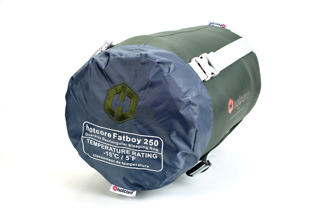 Hotcore - Fatboy 250 Oversized Rectangular Sleeping Bag (-15°C)