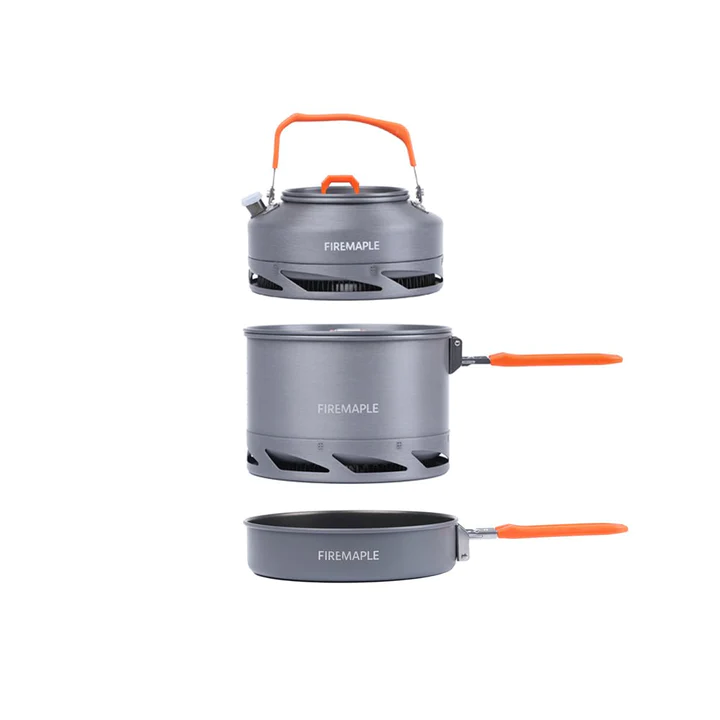 Fire Maple - Family / Group Cook Set 1.5L Pot, Kettle and Frying Pan