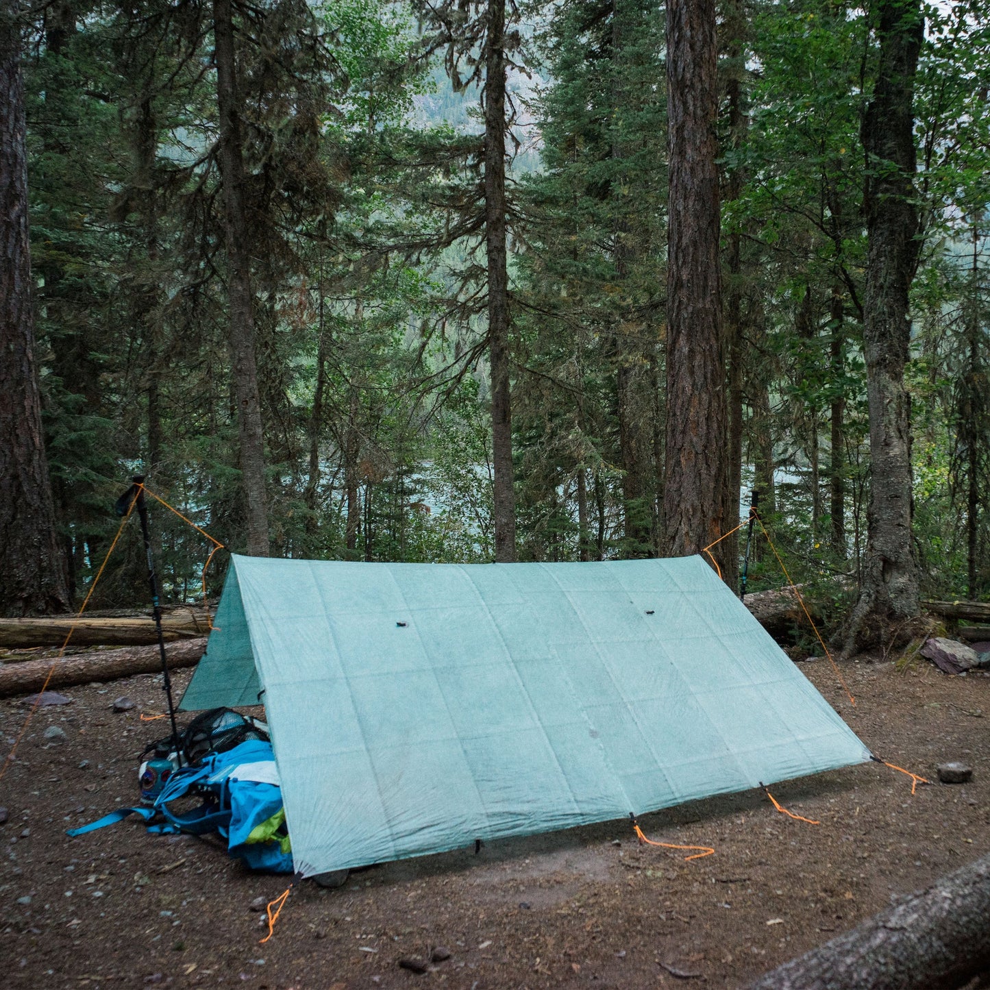 Hyperlite Mountain Gear - 8' x 10' Dyneema Ultralight Flat Tarp