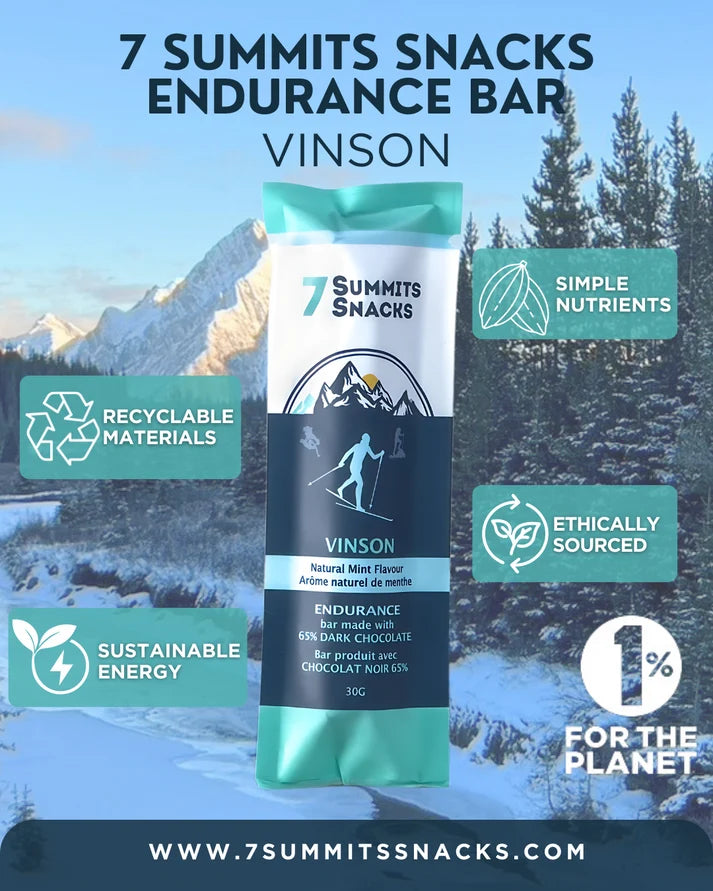 7 Summits Snacks - Vinson Dark Chocolate Energy Bar