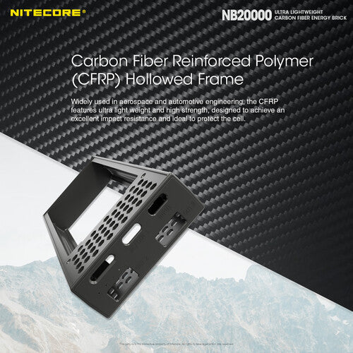 Nitecore - NB20000 20,000mAh Carbon Fiber Power Bank