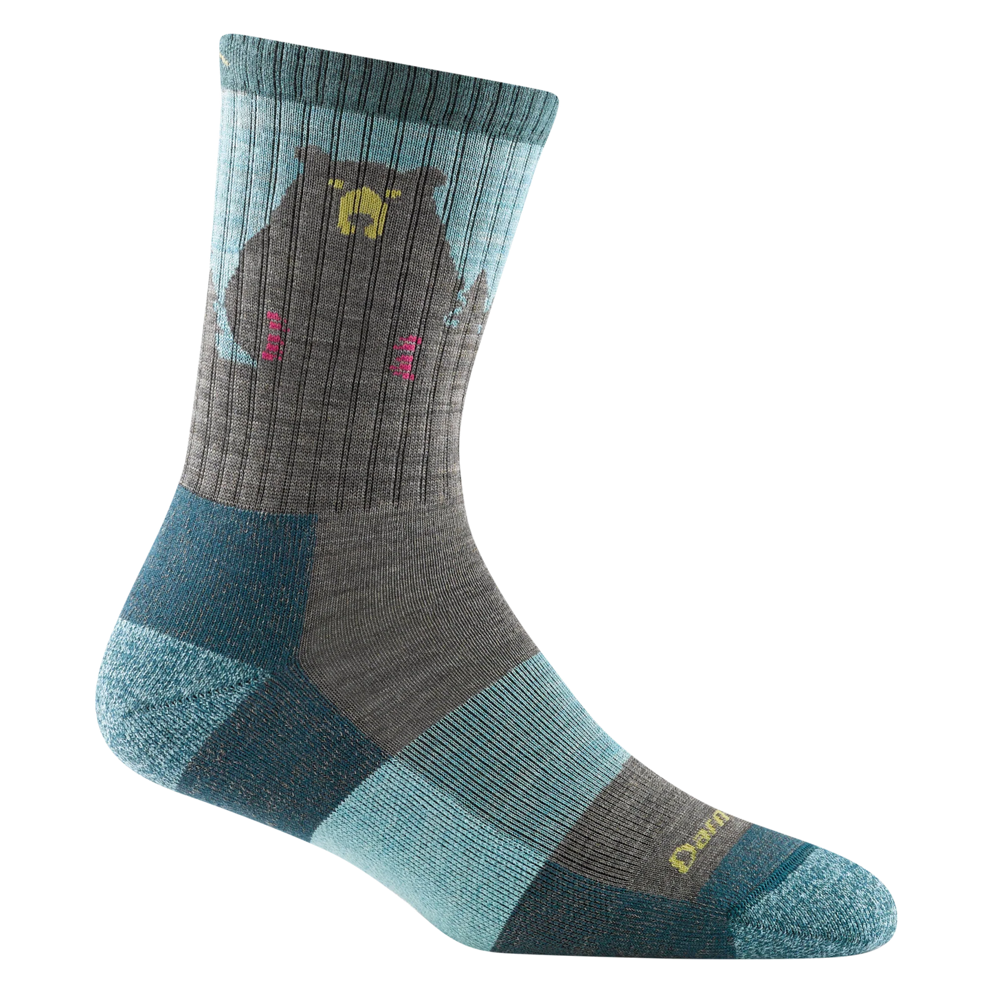 Darn Tough - 1970 Women's Hiker Bear Town Micro Crew Sock Lightweight with Cushion