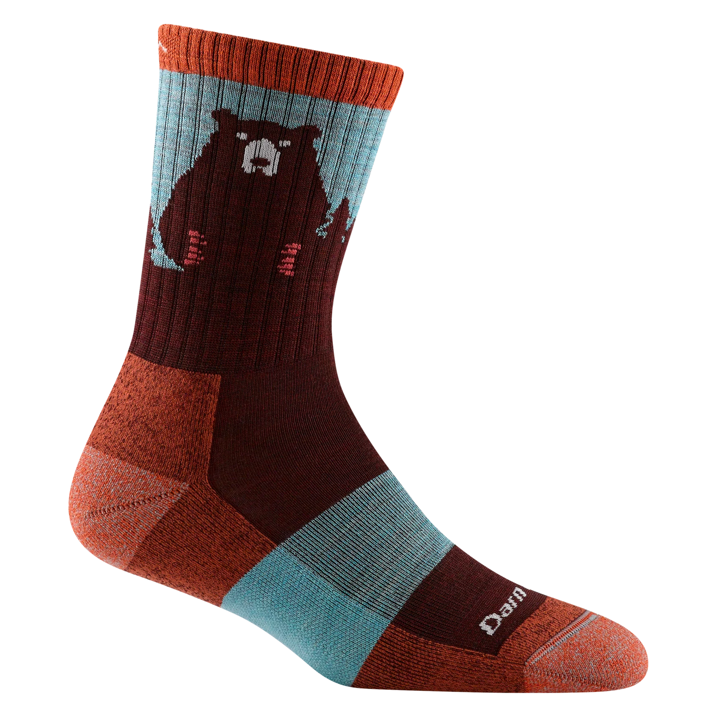 Darn Tough - 1970 Women's Hiker Bear Town Micro Crew Sock Lightweight with Cushion